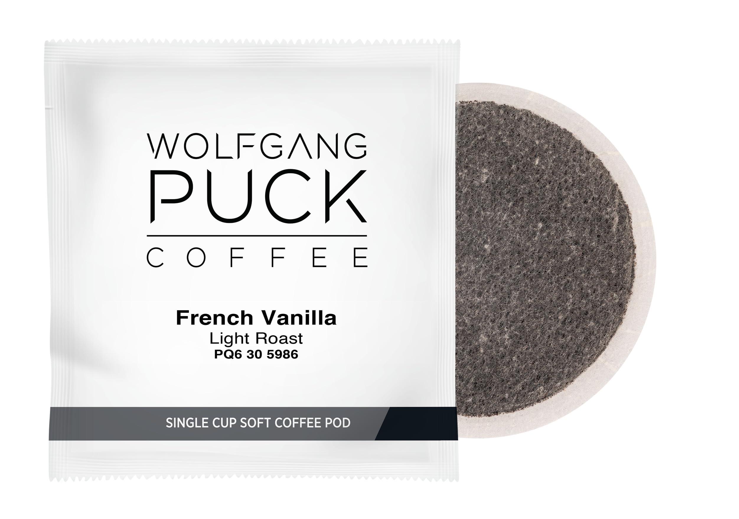 Wolfgang Puck Wolfgang Puck Coffee, French Vanilla Coffee, 9.5 Gram Pods, 18 Count