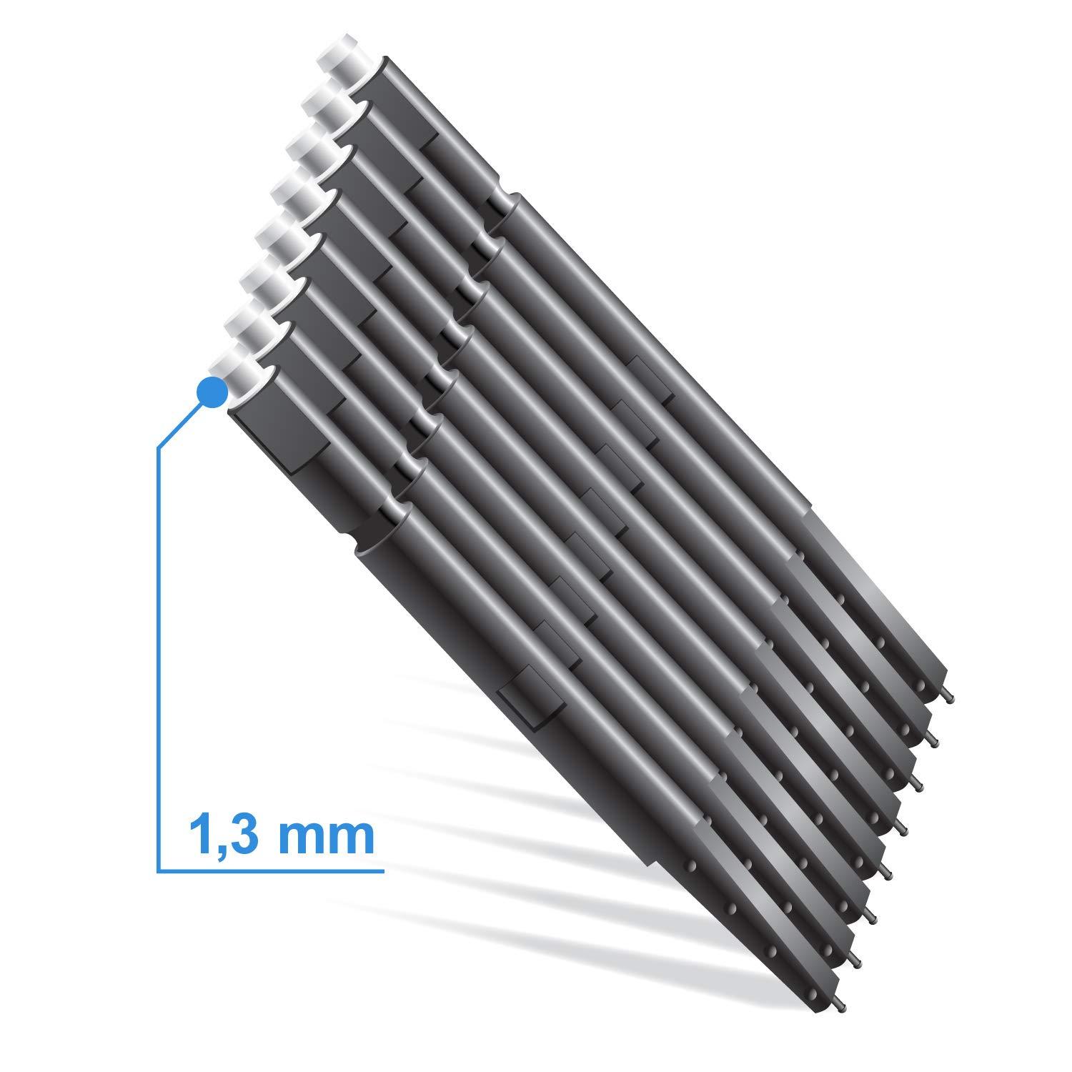 JB WHITE JB White 8 Wax Filters for Hearing Aids compatible with Phonak Cerustop Wax Guards | Widex Nanocare | Oticon ProWax MiniFit | Siemens Signia 3.0 | Resound | Hearing Aid Replacement Filter (8pcs 1.3mm)