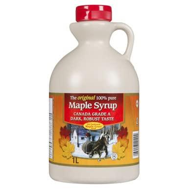 L.B Maple Treat L B Maple Treat, Maple Syrup, Grade A, Amber, 4 Litre/1.06 Gallon Jug, {Imported from Canada}
