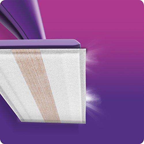 Swiffer Swiffer Wetjet Wood Floor Spray Mop Starter Kit Power Mop 5 Mopping Pads Floor Cleaner Liquid Solution, Purple, 1 Count