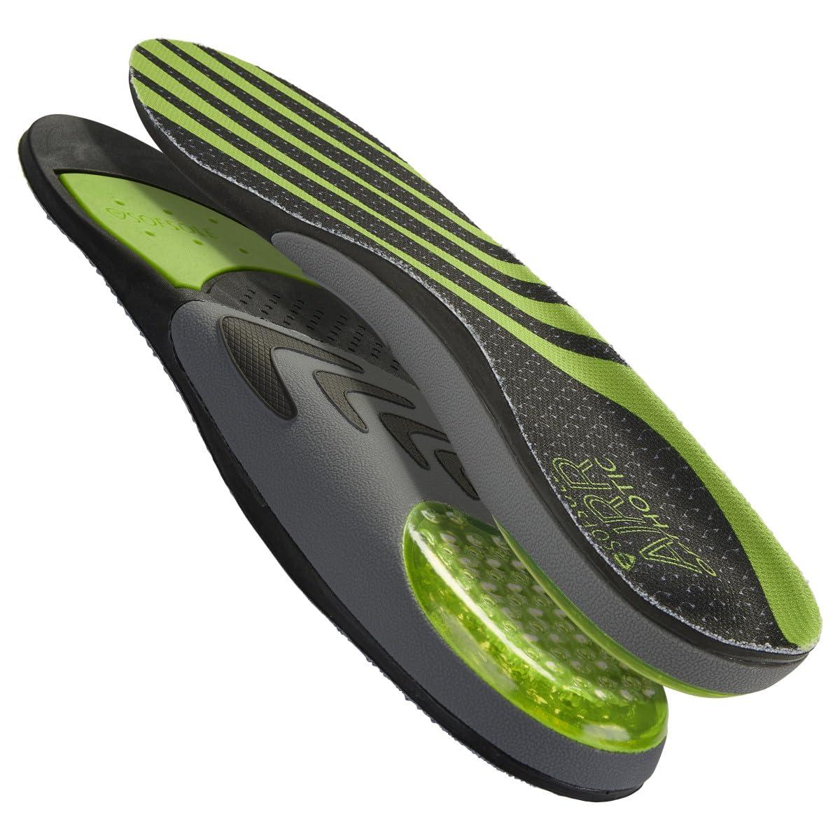 Sof Sole Sof Sole mens Airr Orthotic Support Full-length Insole, Green, 7-8.5 US