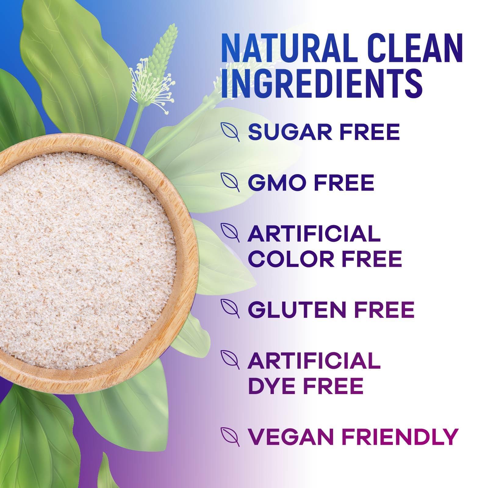 Nature\'s Peak Psyllium Husk Powder Caps 1500mg - Non-GMO, Natural Soluble Fiber for Daily Digestive Health & Regularity Support, Vegan Psyllium Fiber Supplement with Plant Based Fiber, Sugar Free - 60 Capsules