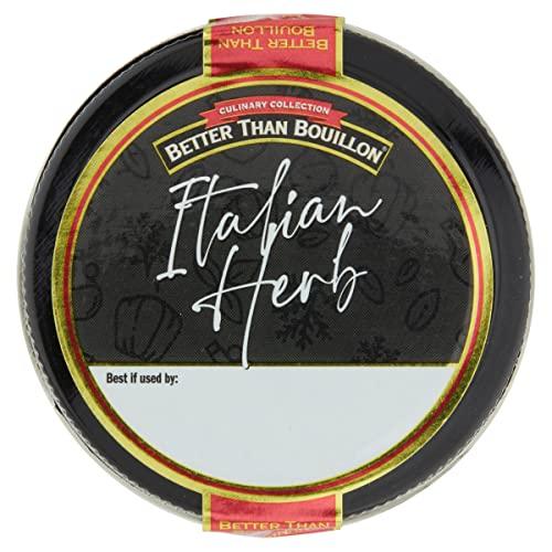 Better Than Bouillon Better Than Bouillon Culinary Collection Base, Italian Herb Base, Contains 38 Servings Per Jar, 8-Ounce Glass Jar (Pack of 2)