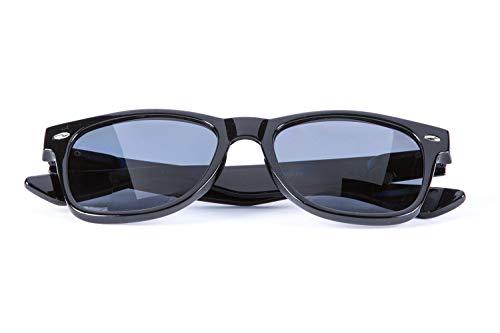 Mass Vision 3 Pair of Unisex Reading Sunglasses - Full Frame Sun Readers (non bifocal) (Black/Black, 3.0)