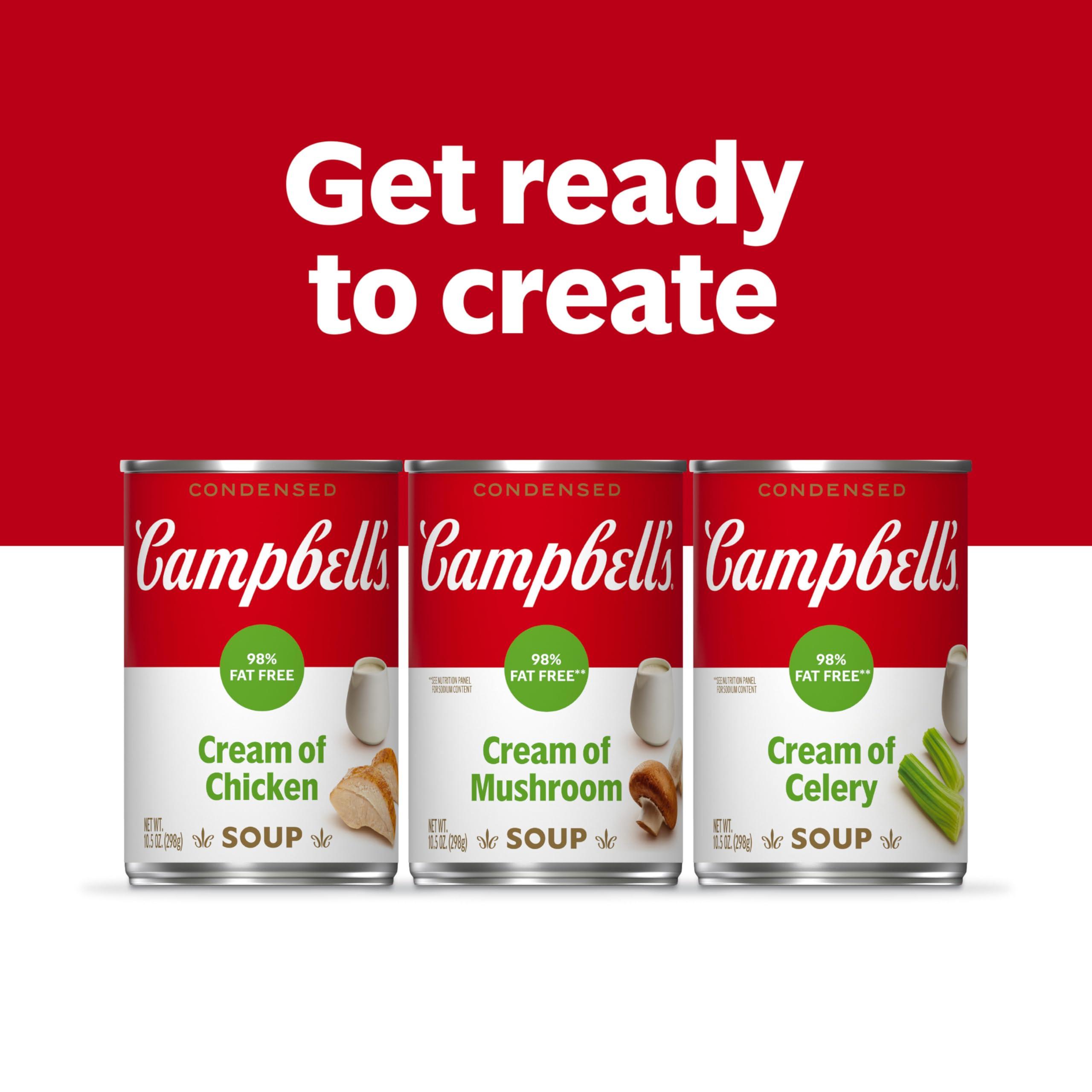 Campbell's Campbell\'s Condensed 98% Fat Free Cream of Celery Soup, 10.5 oz Can (12 Pack)