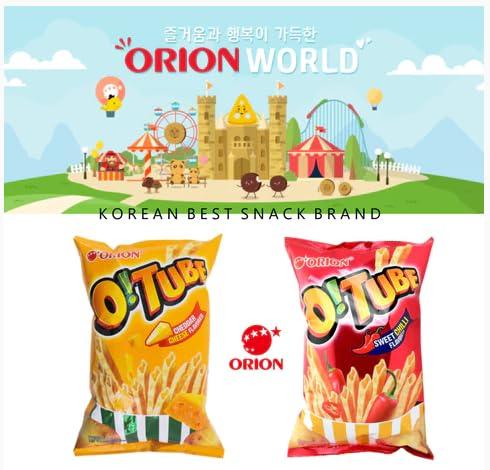 Generic Generic ORION O! Tube Snack Chip Variety Packs - Cheddar Cheese/Sweet Chilli/Jalapeno & Cheese [115g/Flavors] (2 Combo)