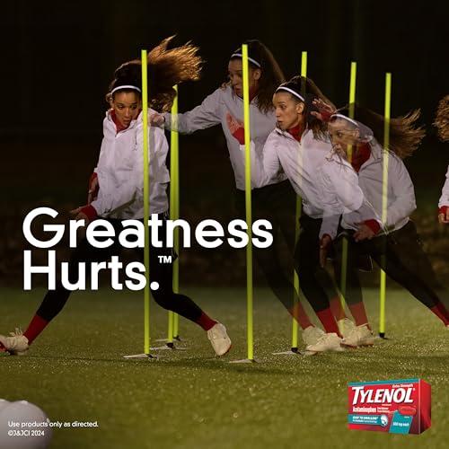 Tylenol Tylenol Extra Strength Easy to Swallow Acetaminophen, Pain Reliever & Fever Reducer Coated Caplets for Adults with Gentleglide Technology, 500 mg Extra Strength Acetaminophen, 100 ct