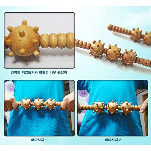 [KEMOEM] KEM Fascia and Cellulite Remover Abdomen Belly Massage Trigger Point Massager Stick Balls 2 Piecss