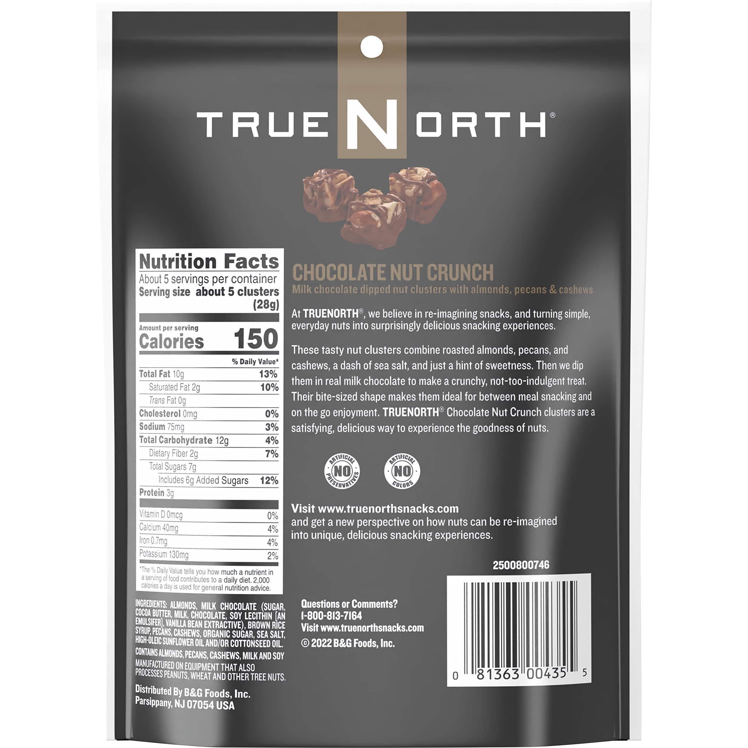 TRUE NORTH True North Crunch, Chocolate Nut, 5 Ounce (Pack of 12)