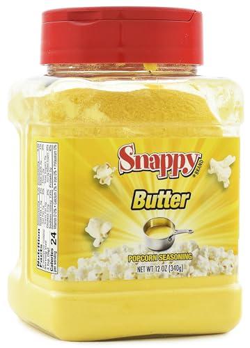 SNAPPY Snappy Butter Popcorn Seasoning, 12 oz, 12 Count