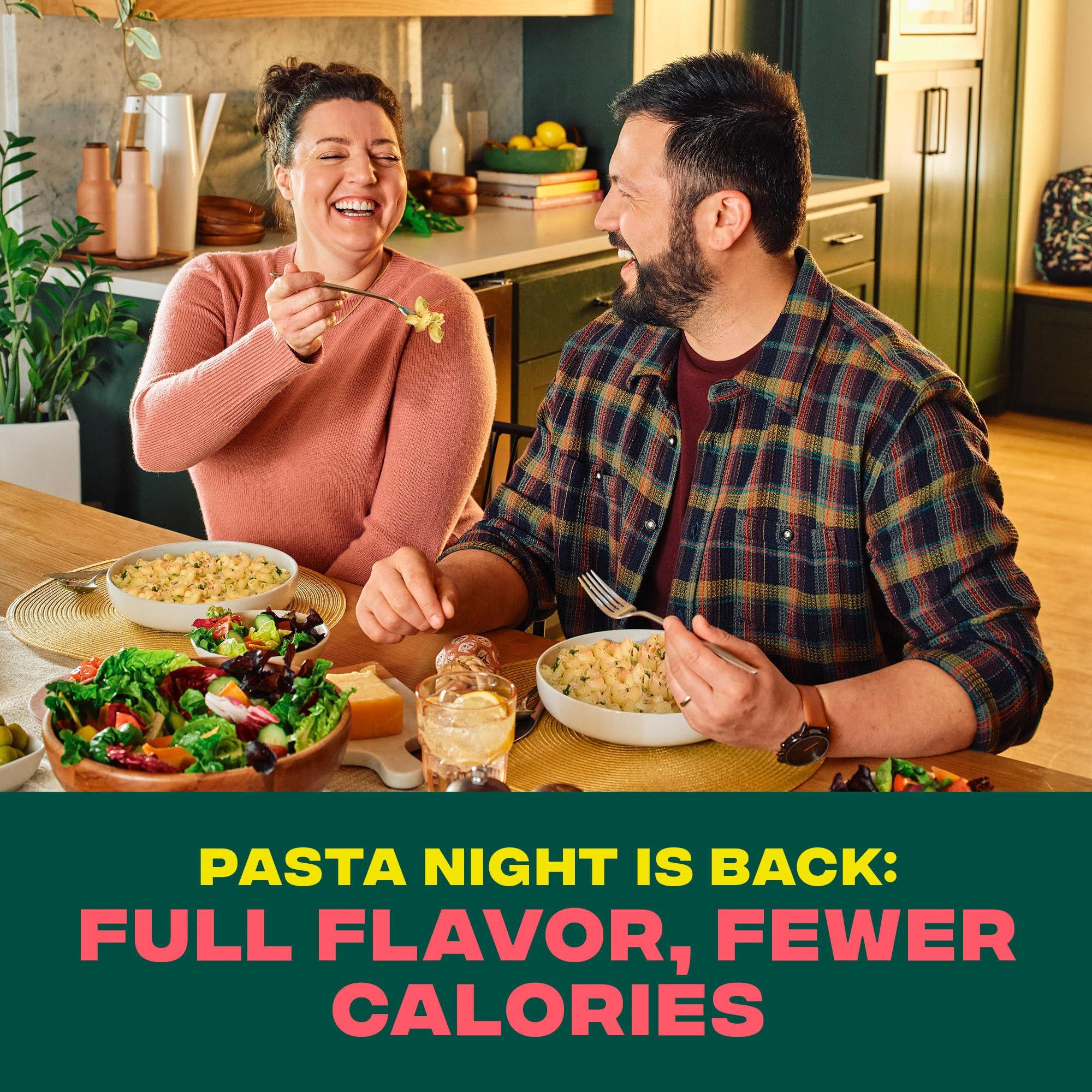 CARBE DIEM Carbe Diem!, Elbows, Lower Net Carb Pasta with Traditional Flavor & Texture, 55% Fewer Net Carbs & Only 110 Calories Per Serving, Pack of 3