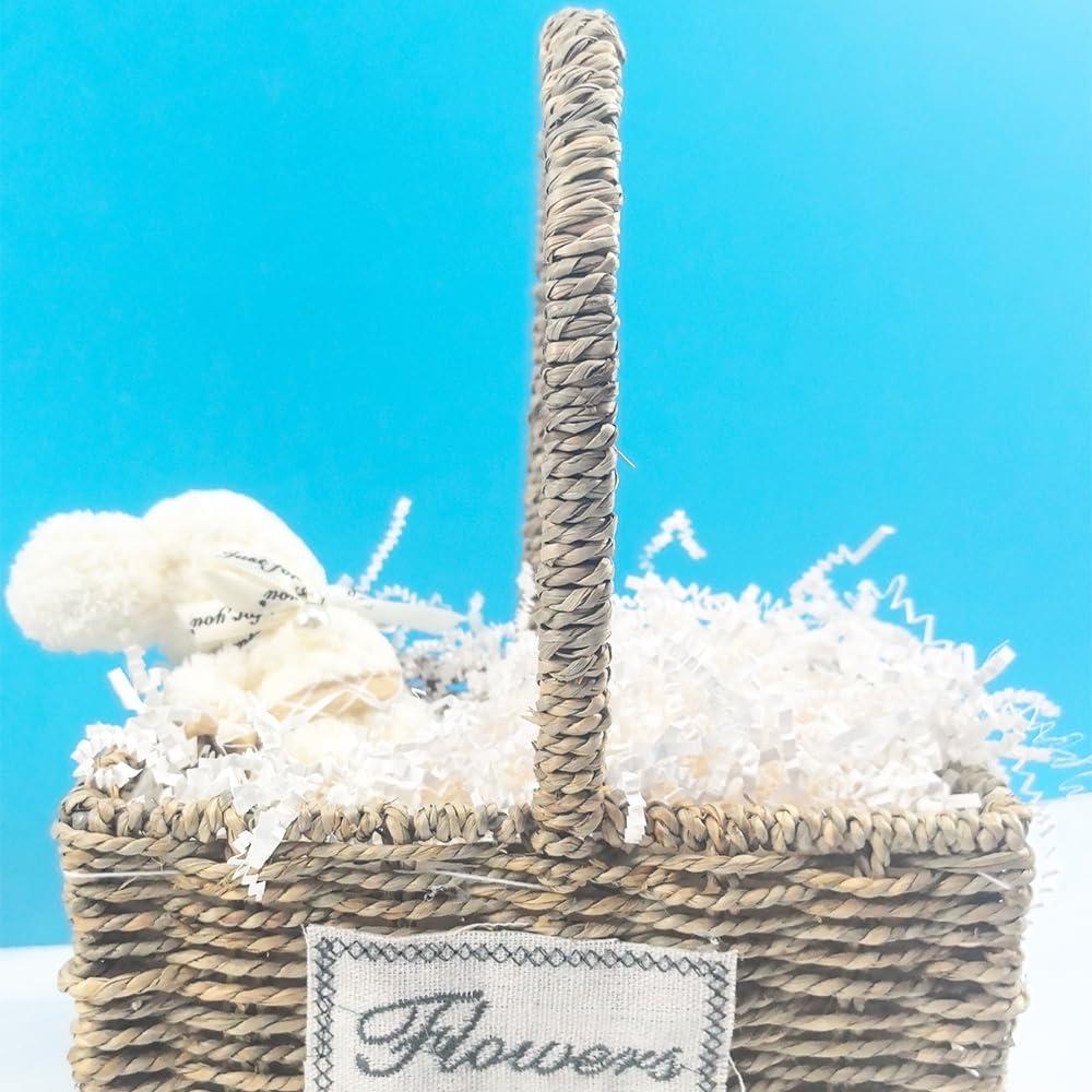 Keoferlo Keoferlo Gift Box Filler 1/2 LB Crinkle Cut Paper Baskets Stuffing White Valentine\'s Day Shredded Paper Grass for Packing Shipping Decorations Boxes Wedding (White)