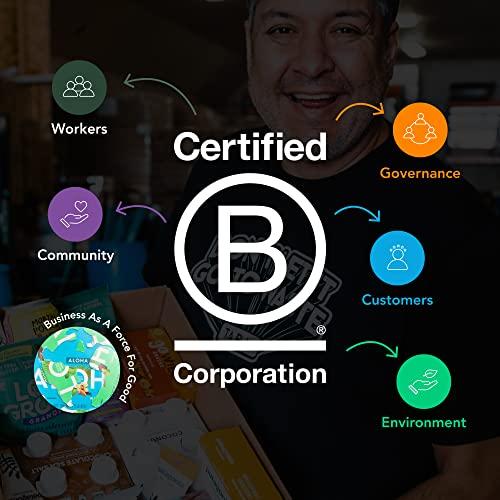 ALOHA ALOHA Organic Plant Based Protein Bars, Chocolate Mint, 1.98 Oz (Pack of 12)