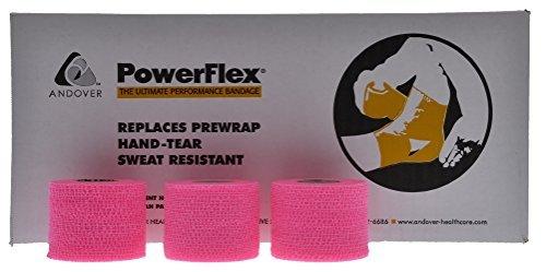 PowerFlex Powerflex 2" Stretch Athletic Tape - 6 Rolls, Pink