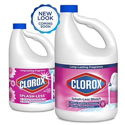 Clorox Clorox Splash-Less Liquid Bleach, Fresh Meadow Scent - 116 Ounce Bottle (Packaging May Vary)