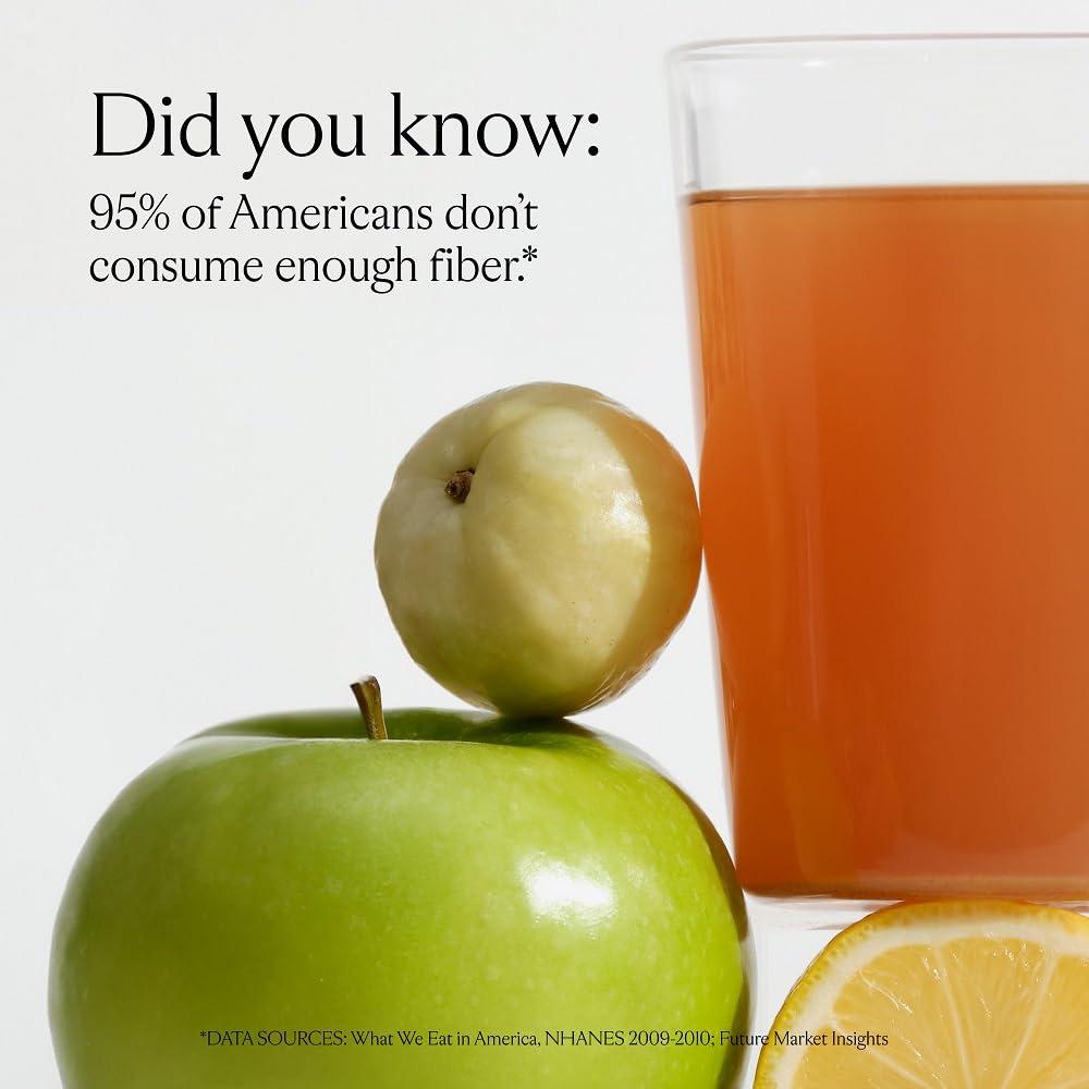 SAKARA SAKARA Fiber Super Powder - Pineapple Flavor Prebiotic Fiber Powder, High Fiber & Digestive Enzymes Organic Fiber Supplement Powder, Daily Fiber Drink, Acacia Fiber Powder