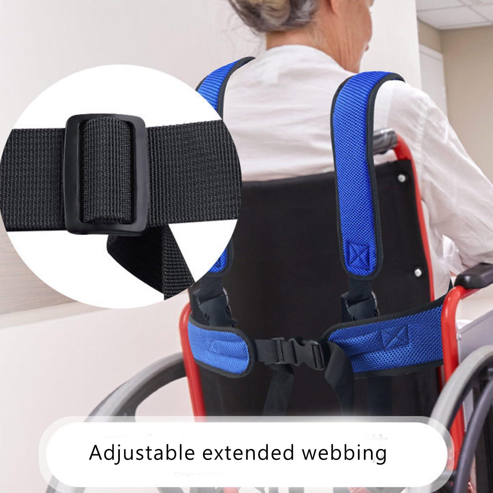 FARDAS Wheelchair Seat Belt,Restraints Straps for Patient, Elderly & Disabled,Wheelchair Harness Restraint for Adults to Prevent Tilting or Falling
