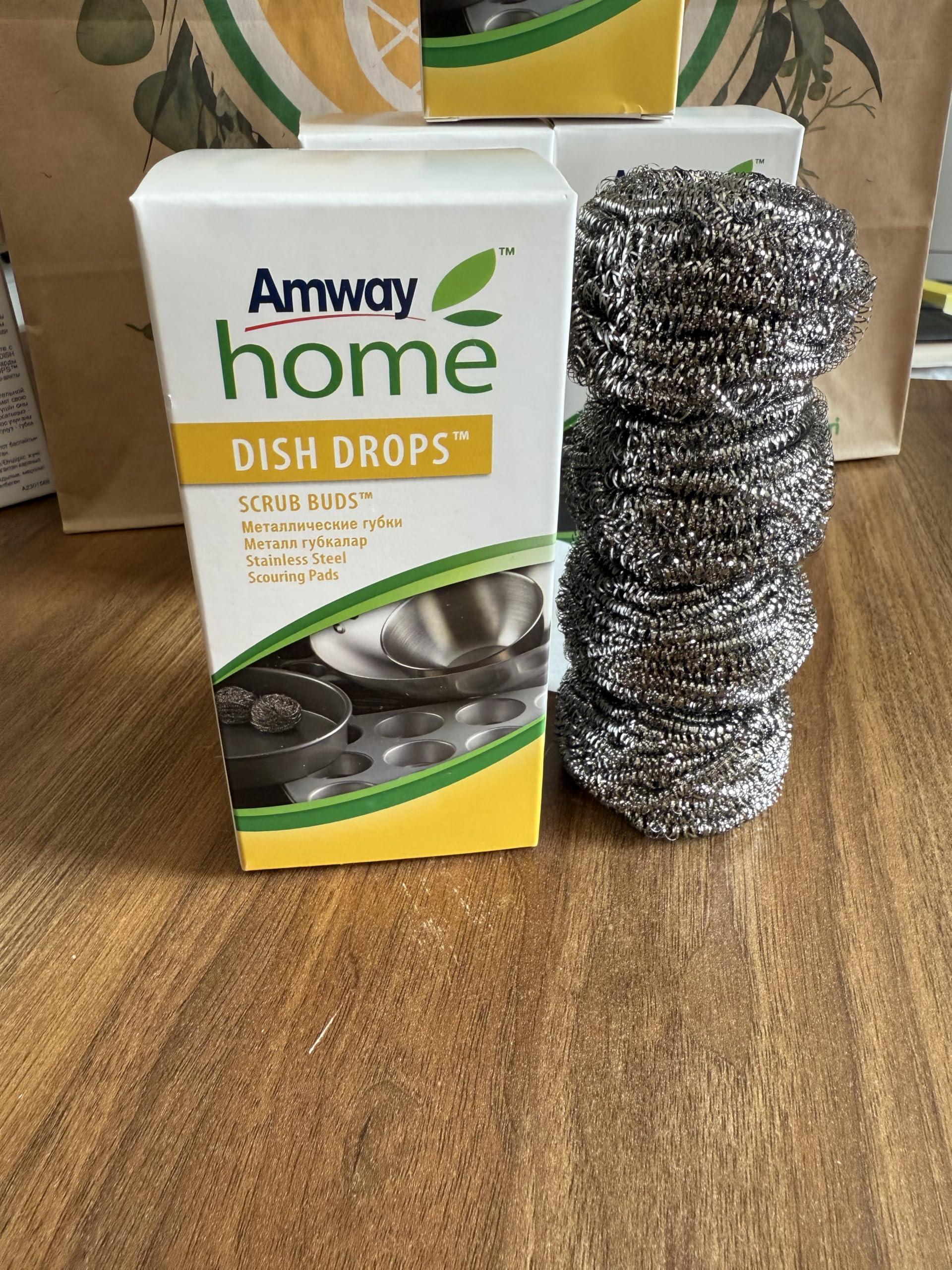 Amway Home Clean Scrub Buds Pads, Stainless Steel Scouring Pads 4 Pieces Sold By Go Greens