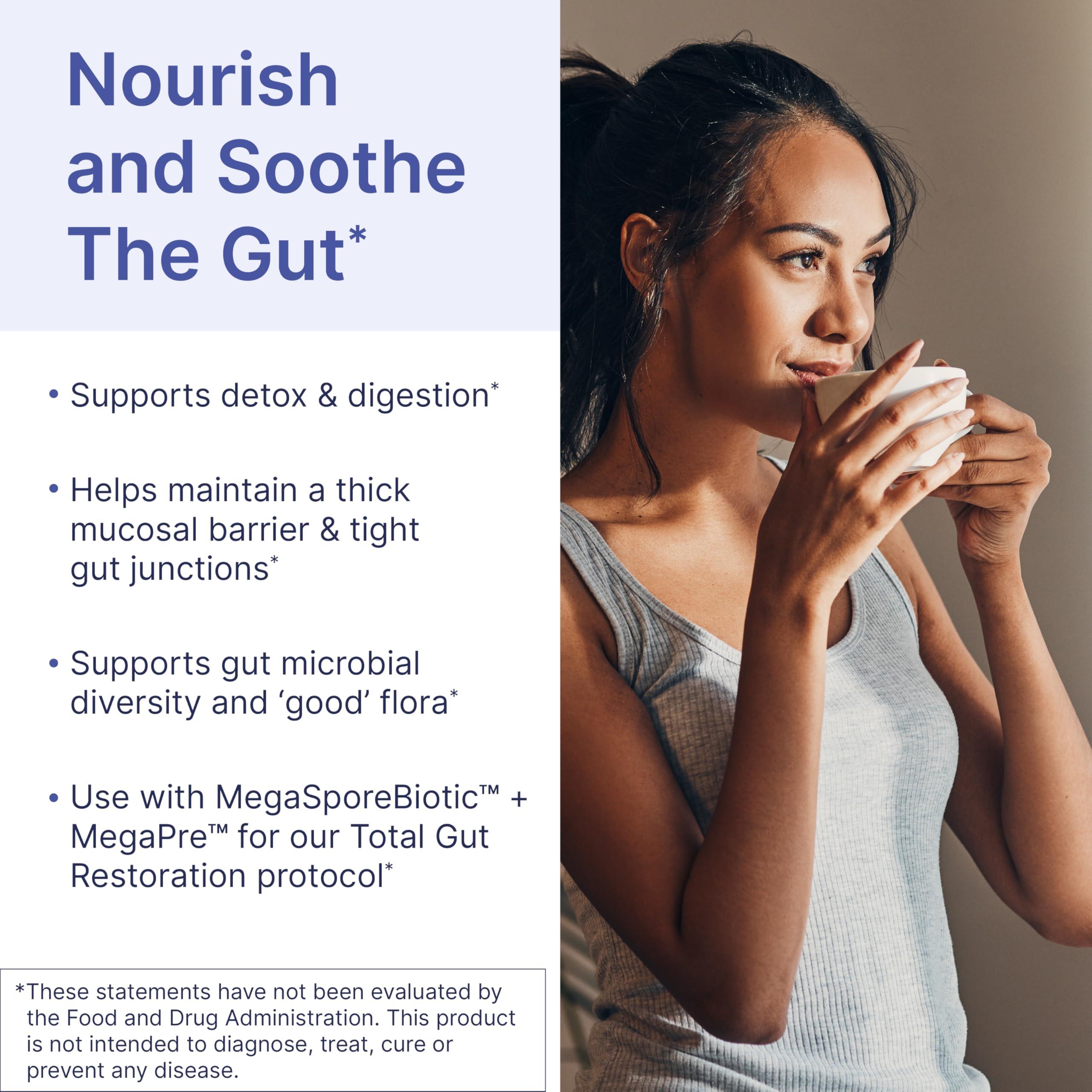 Microbiome Labs Microbiome Labs MegaSporeBiotic (60 Capsules) + MegaMucosa (5.5oz Powder) Probiotic and Gut Mucosal Support Bundle - Spore-Based Probiotic with Immunoglobulins, Amino Acids Powder Supplement