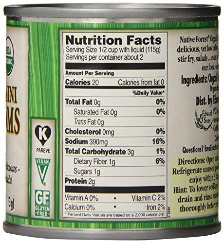 Native Forest Native Forest Organic Sliced Crimini Mushrooms, 4 Ounce Cans (Pack of 12)