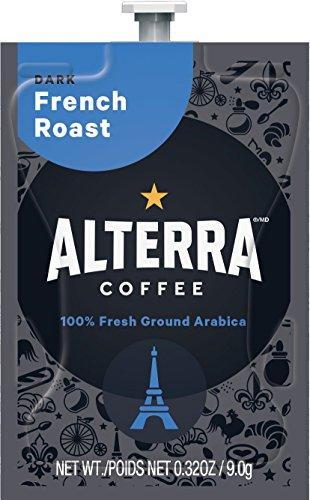 Mars Drinks ALTERRA Coffee French Roast Single Serve Freshpacks for MARS DRINKS FLAVIA Brewer, 20 Packets