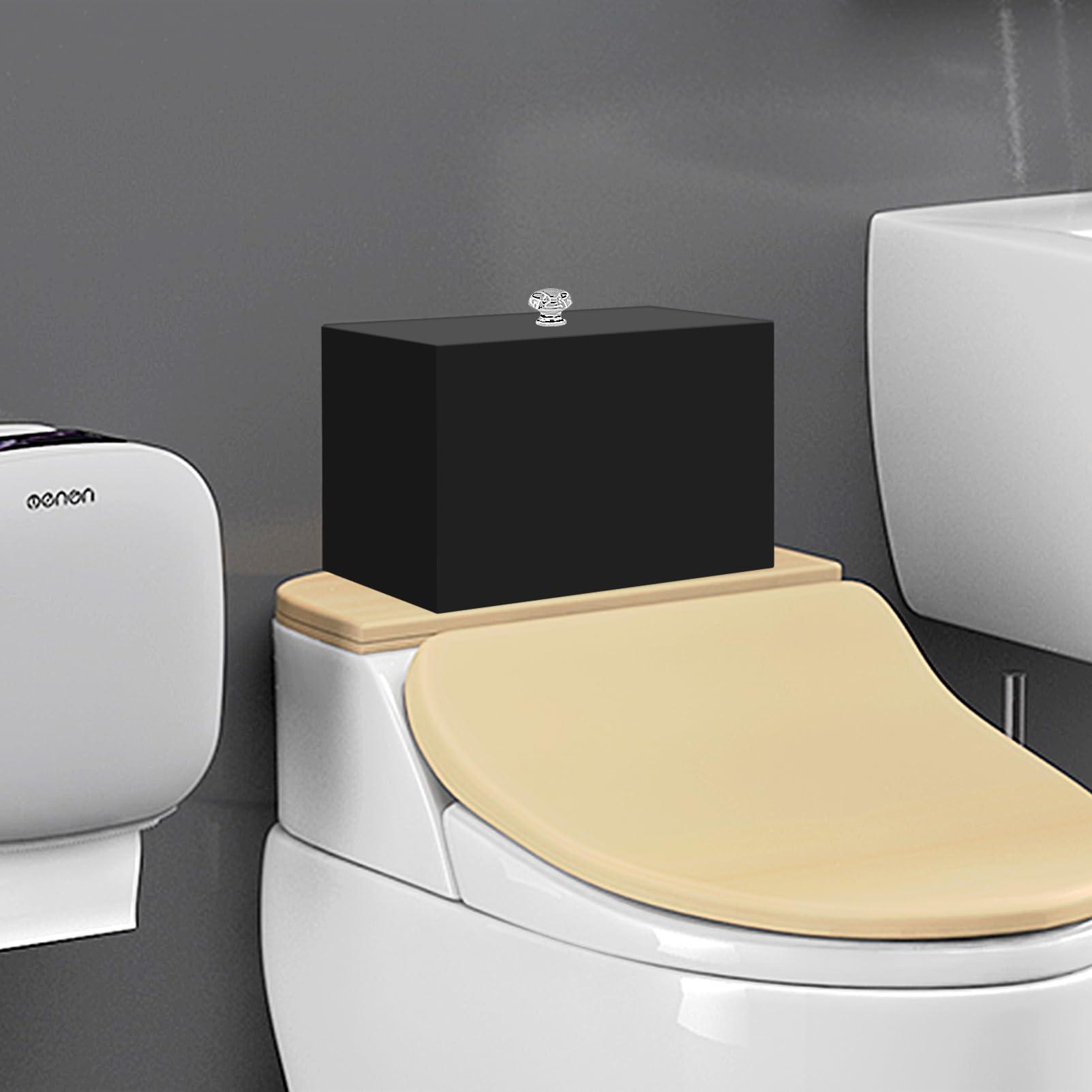 DELIPPLY Tampon Box for Bathroom, Tampons and Pads Storage Holder, Women Period Organizer Container, Black