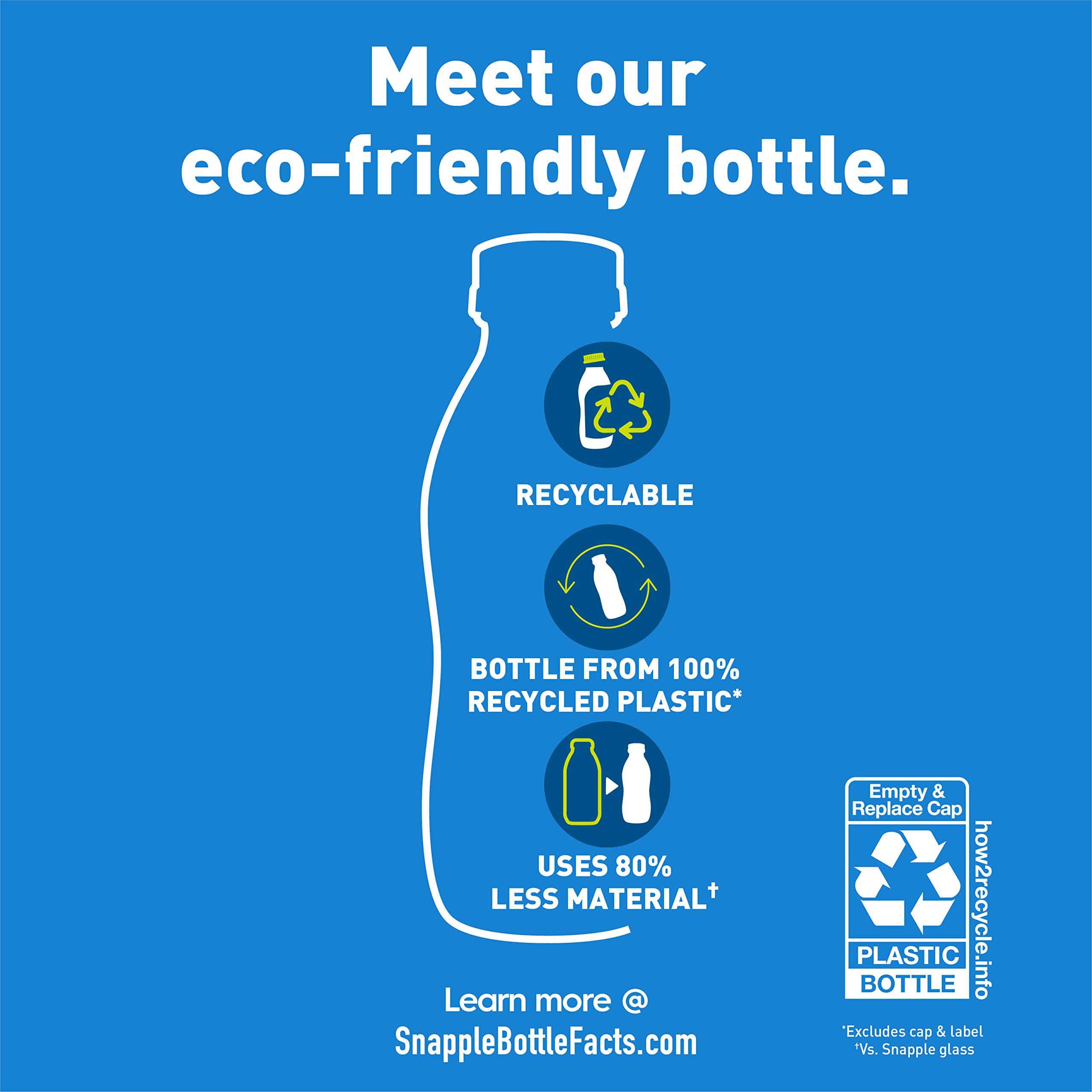 Snapple Snapple Lemon Tea, 16 fl oz recycled plastic bottle, 6 pack