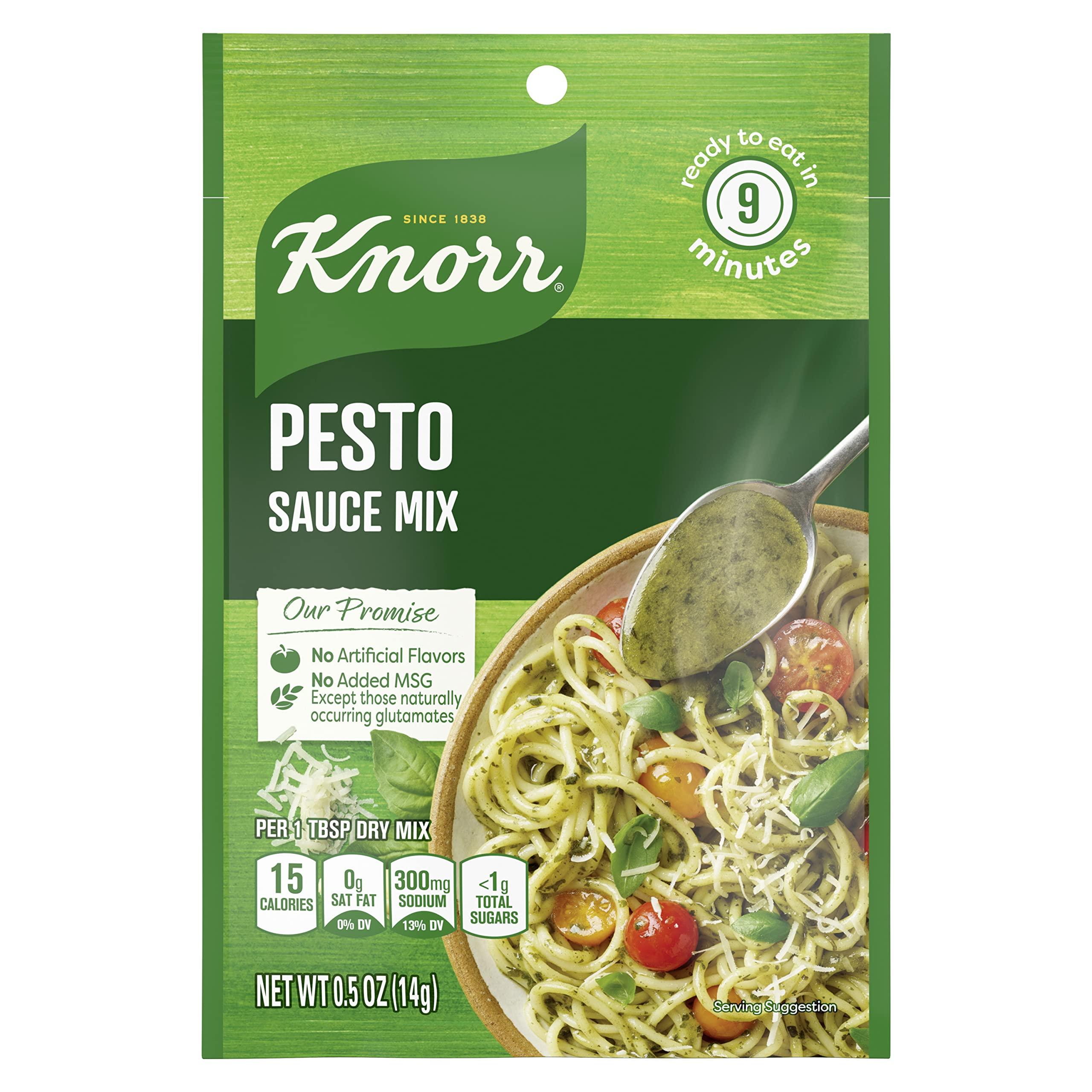Knorr Knorr Sauce Mix Pesto Pasta Sauce For Simple Meals and Sides No Artificial Flavors, No Added MSG 0.5 oz