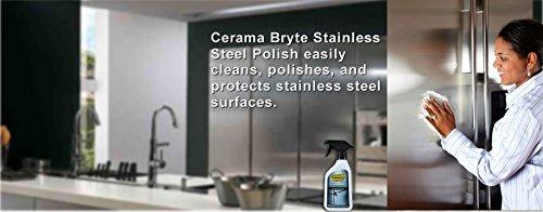 Cerama Bryte Cerama Bryte Stainless Steel Cleaner for Appliances, Streak-Free Shine and Protection for Refrigerators, Dishwashers, Ovens, and Grills, 16 Fluid Ounce 1 Pack, No Spray Pump