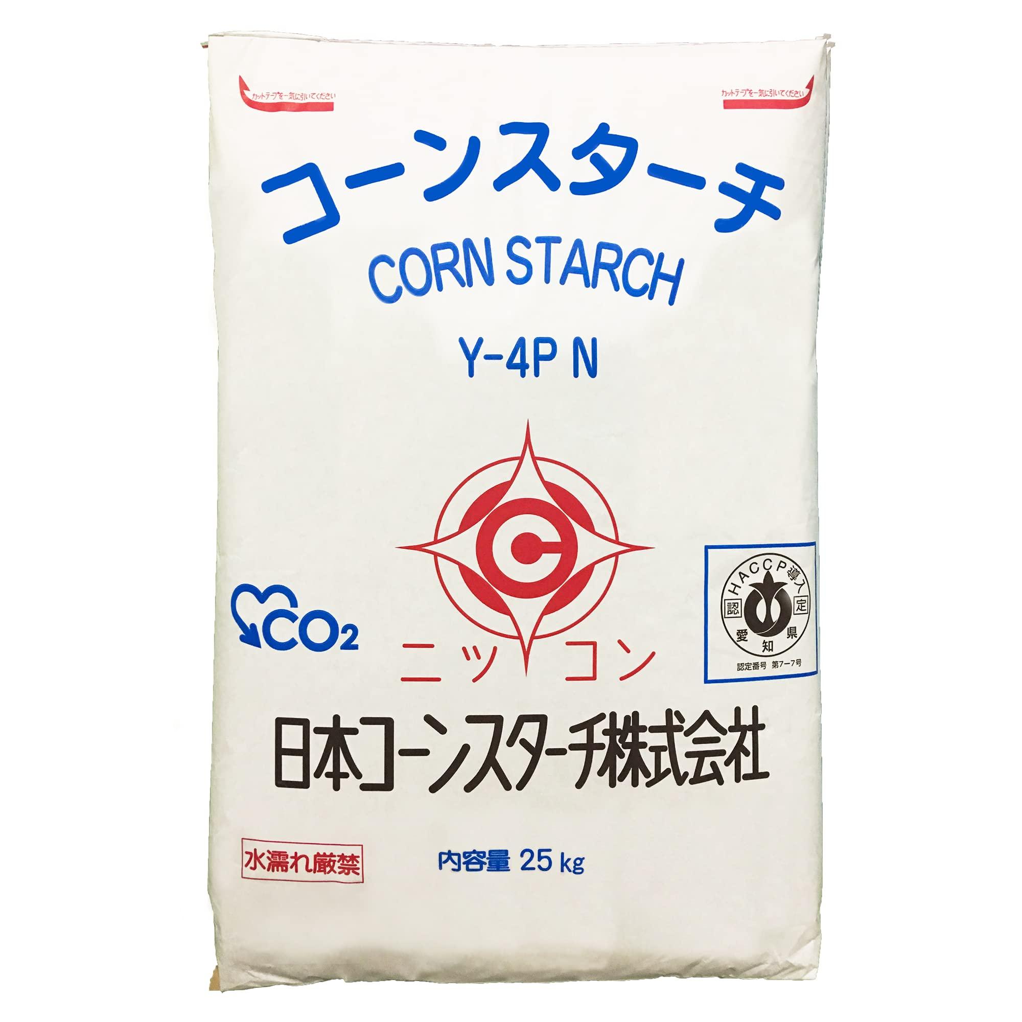 Japan Corn Starch Co., Ltd. Japan Corn Starch Co., Ltd. Cornstarch for commercial use ( made with yellow ), 25 kg [ 55 lb ] , additive-free, manufactured in Japan, bulk, food-grade, baked, confections, fried foods 1.0 Ounce