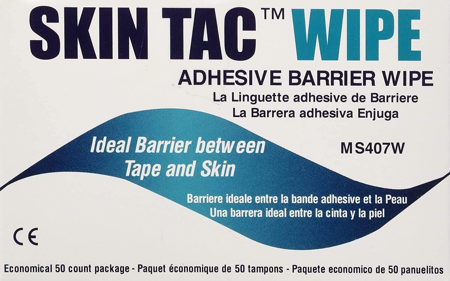 Skin-Tac Skin-TacTM Adhesive Barrier Wipes (50 Count), 3-Pack
