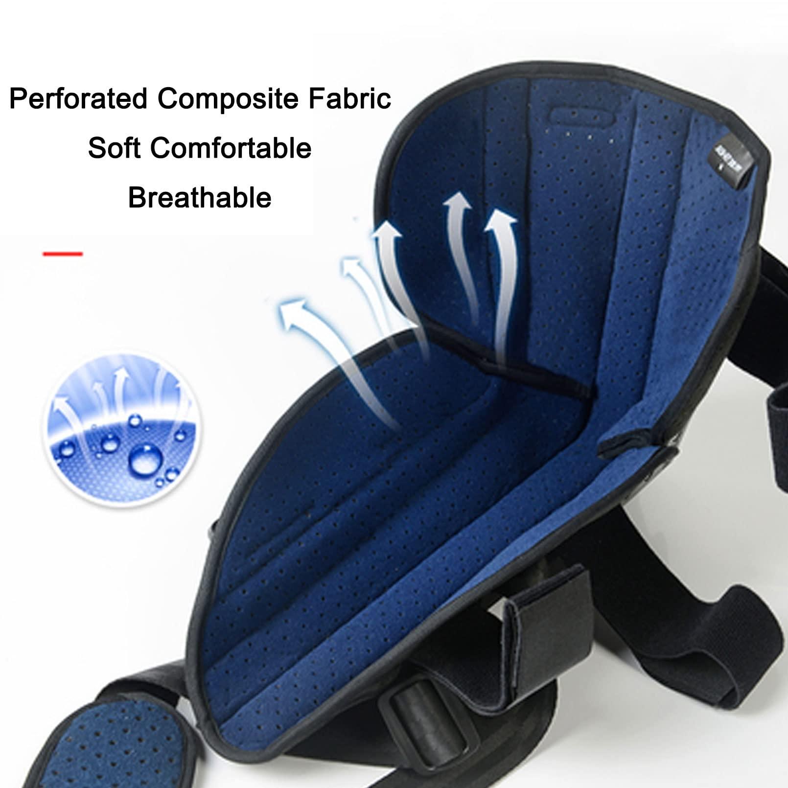 JIONET JIONET ROM Elbow Brace Hinged Support Sling Stablizer Injury Recovery Support After Surgery for Dislocated Arm Fixed Splint and Shoulder Strap (Color : Right Arm, Size : Small)