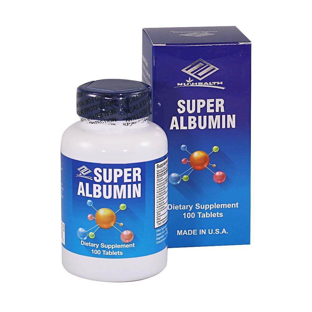 Nu-Health Nuhealth Super Albumin (100 Tablets)