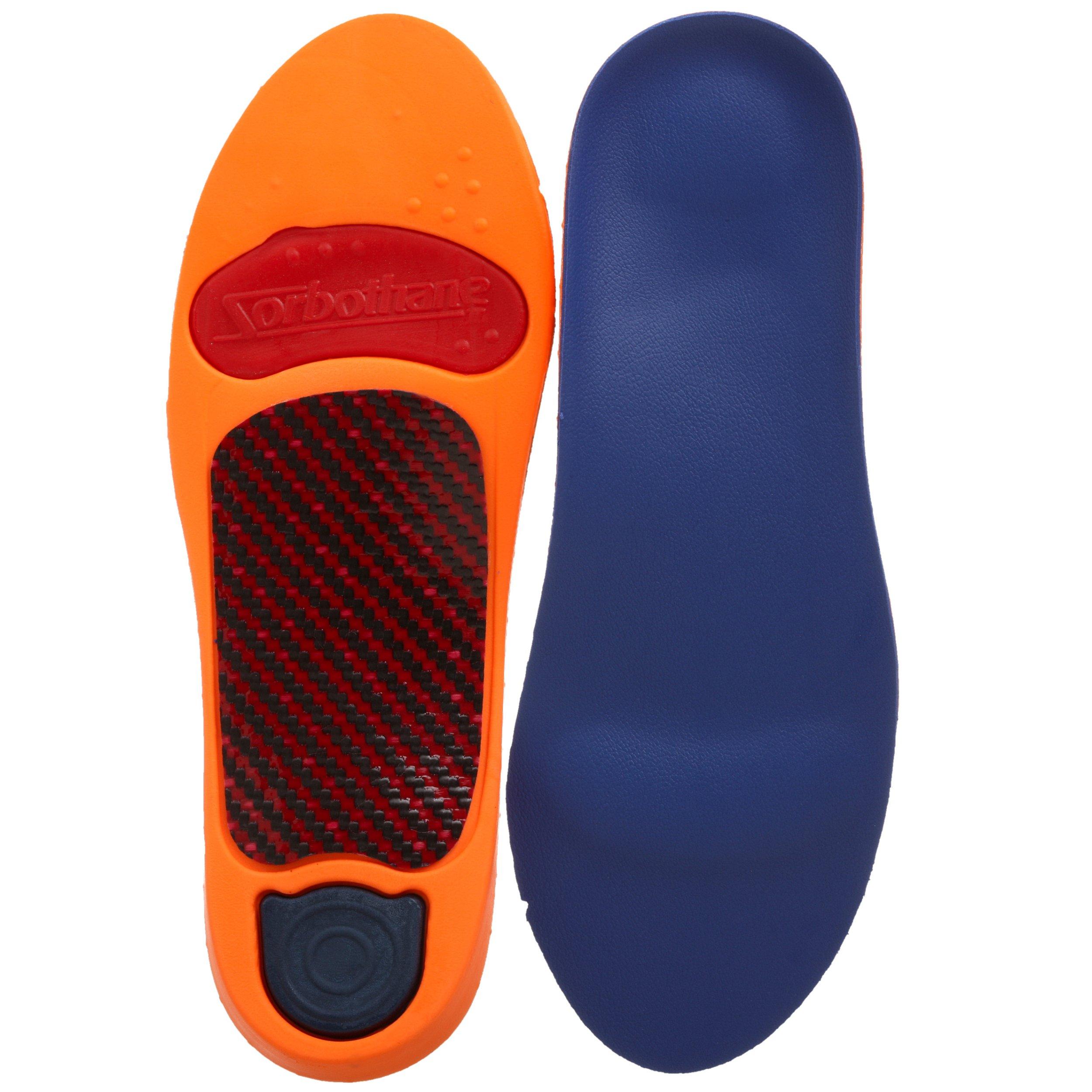 Sorbothane Sorbothane Ultra Graphite Arch Insole,Blue,Women's 10.5-11.5 M/Men's 8-9 M