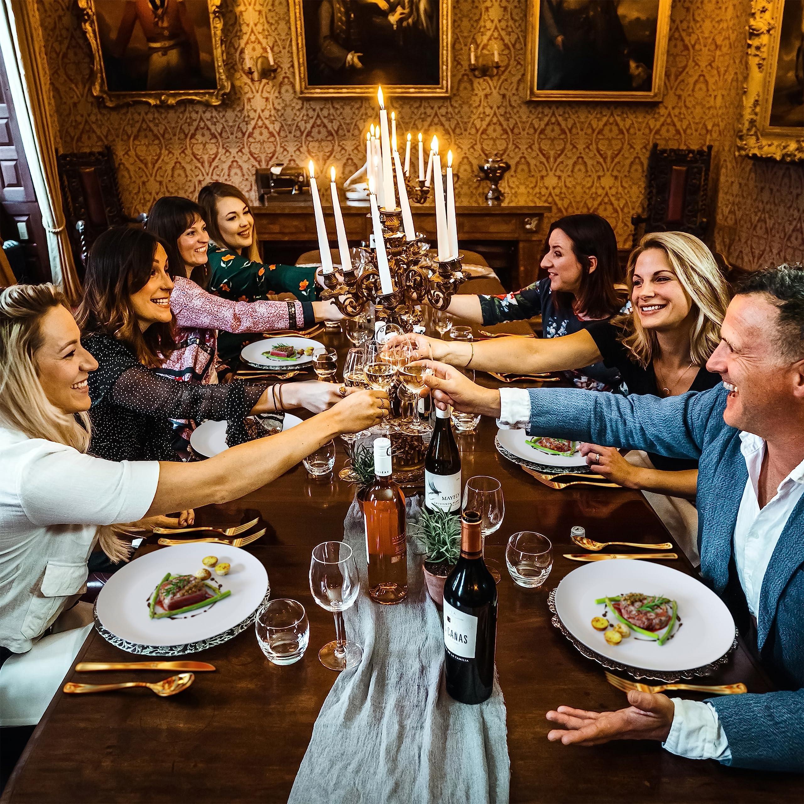 Exquisite 160 Pack Gold Plastic Tea Spoons Heavy Duty - Gold Disposable Silverware - Gold Plastic Silverware - Gold Spoons Disposable - Plastic Silverware Heavy Duty For Catering, Party, Weddings Exquisite