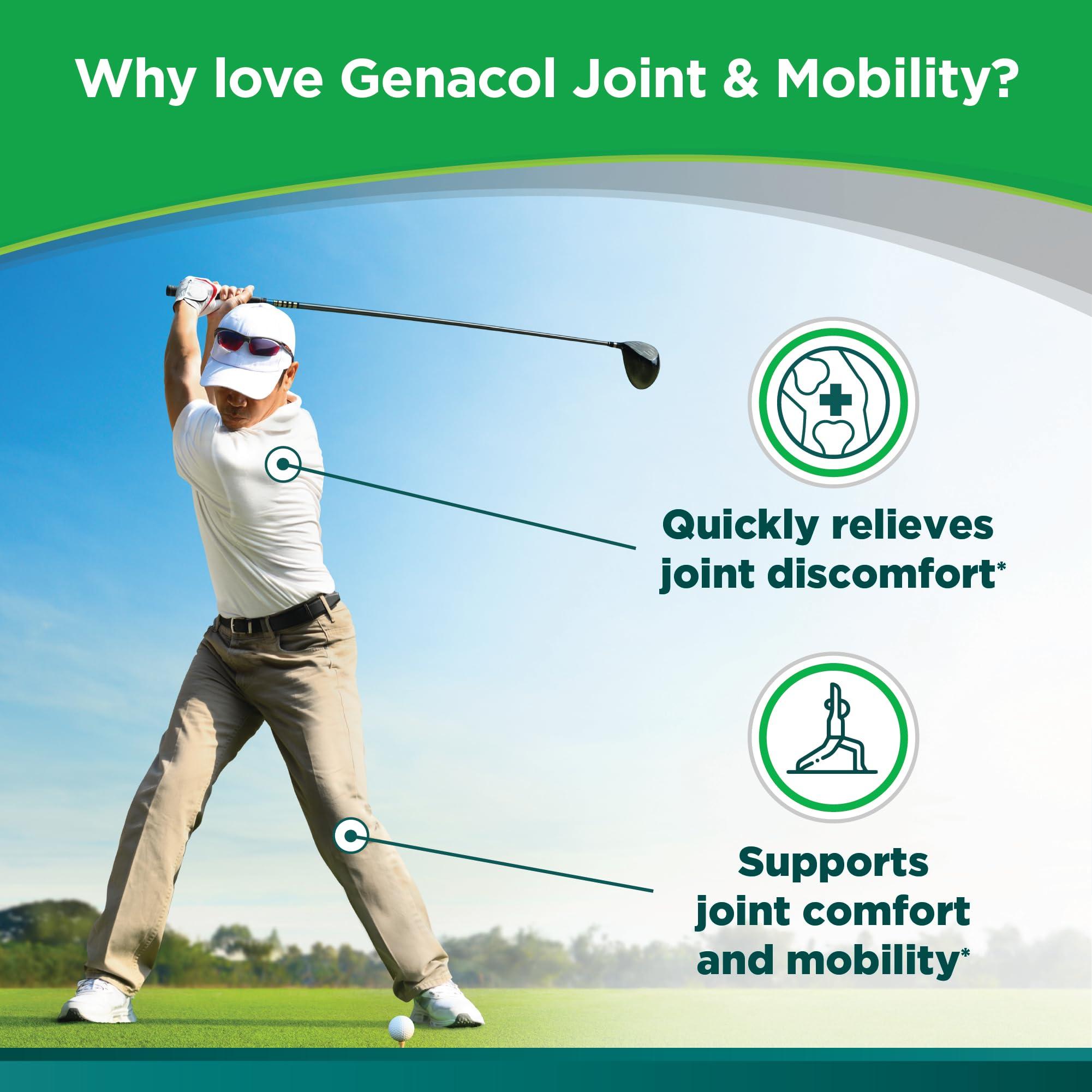 Genacol Genacol Collagen & Natural Eggshell Membrane | Achieve Rapid Joint Relief in as little than Just 5 Days| Patented hydrolyzed collagen joint support supplement Joint & Mobility 90 Capsules