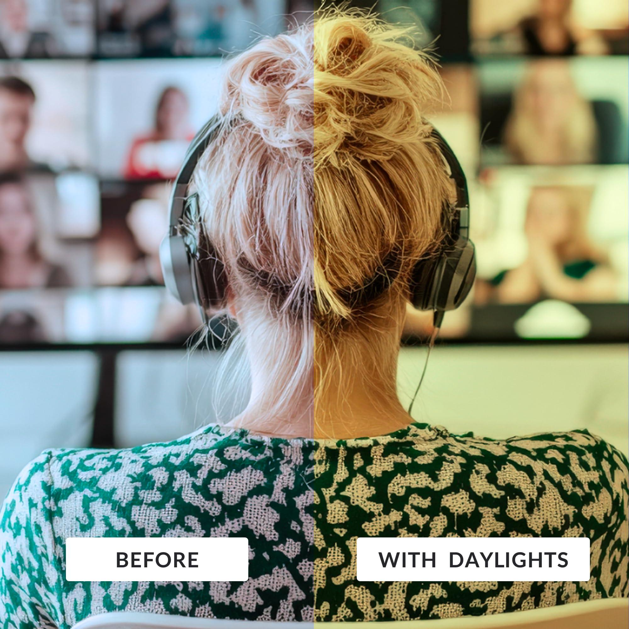 TrueDark TrueDark Daylights Amber Fitover Blue Light Blocking Glasses to Reduce Eye Strain and UV Glare - For Men & Women, Computer Screen, Gaming, TV, Phone - by Dave Asprey