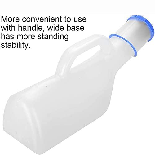 BITWIT Male Urinal,1000 Ml Portable Urine Bottle with Lid, Mobile Toilet Urine Catcher for Older Adults for Children, Reusable Urine Bottle Container for Men with Lid