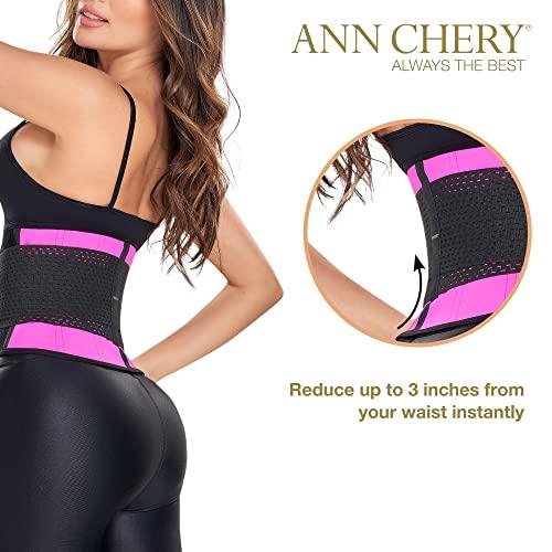 Ann Chery Ann Chery Corset Waist Trainer for Women - Colombian Waist Cincher - Latex Body Shaper Short Torso Fuchsia