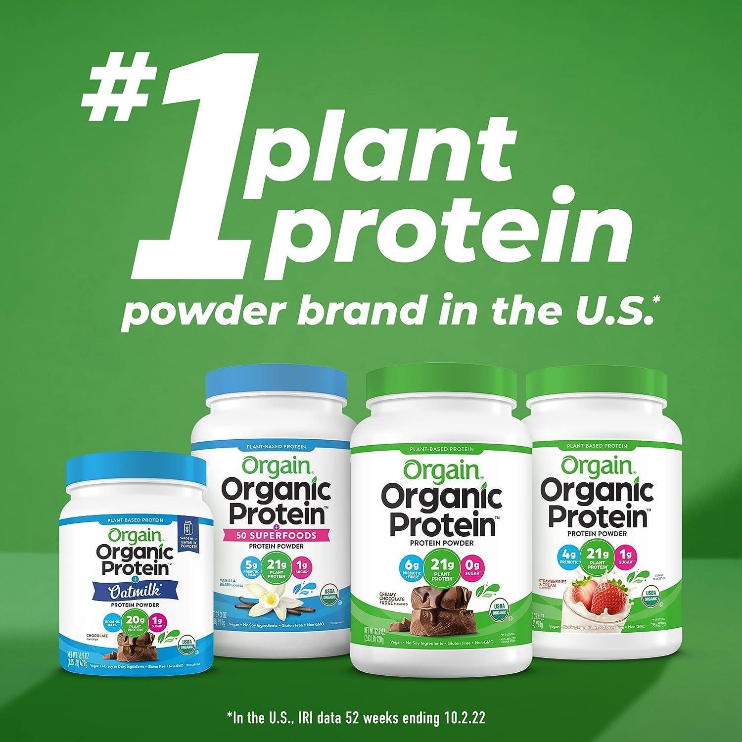 Orgain Orgain Organic Vegan Protein Powder + Superfoods Powder Bundle (2.03 Lb + 2.02 Lb)