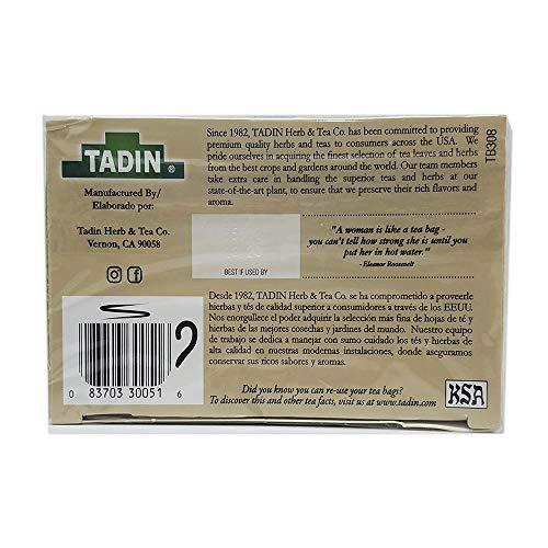 Tadin Tadin Green Tea 24 Bags with Caffeine - Te Verde Made in the USA