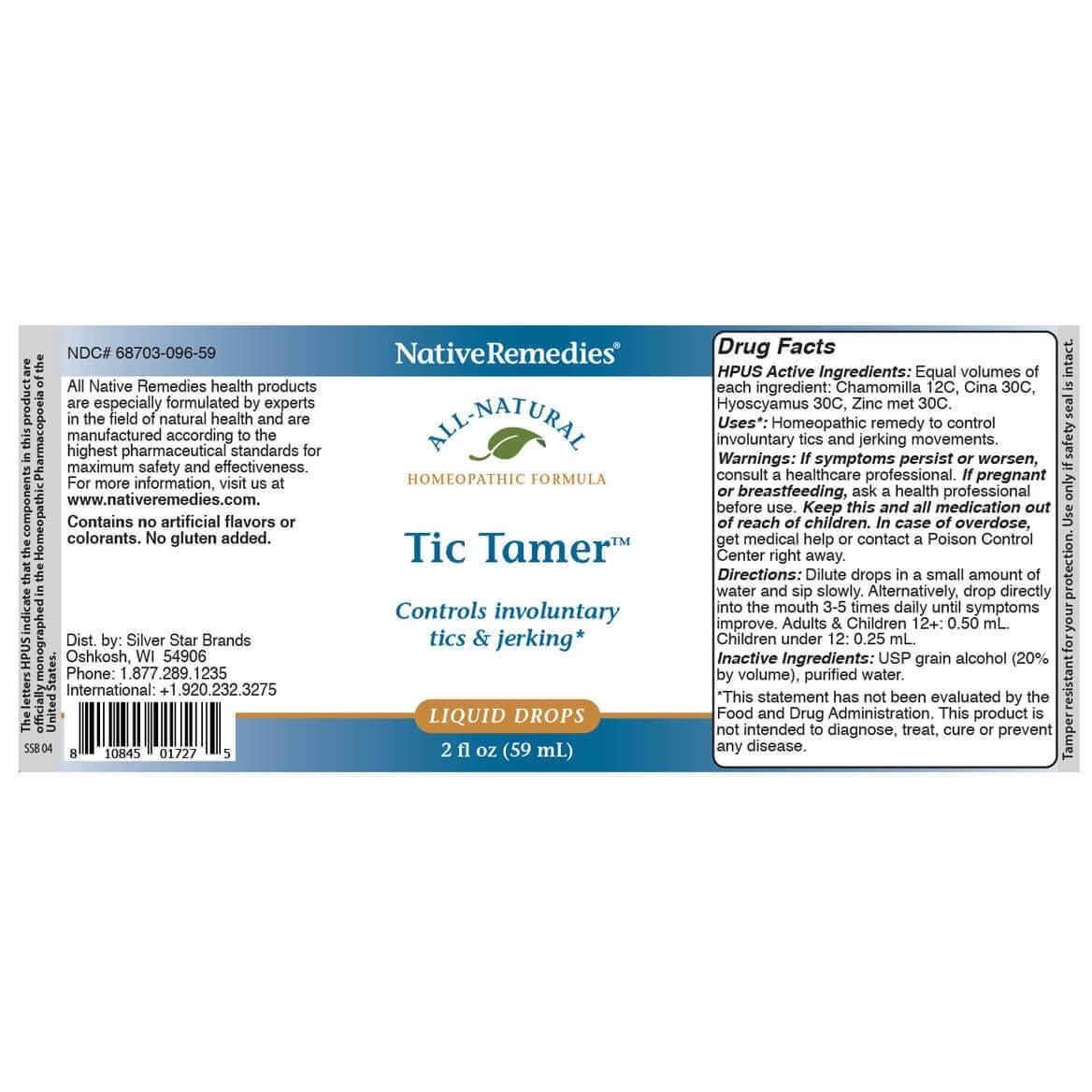 Native Remedies Native Remedies Tic Tamer 2 Pack