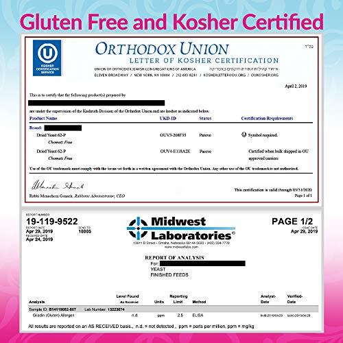 Mommy Knows Best Brewers Yeast Powder for Lactation Cookies for Breastfeeding - Lactation Supplement for Increased Breast Milk - Nutritional Yeast for Lactation Support - Breastmilk Supplement for Women - Easy to Bake