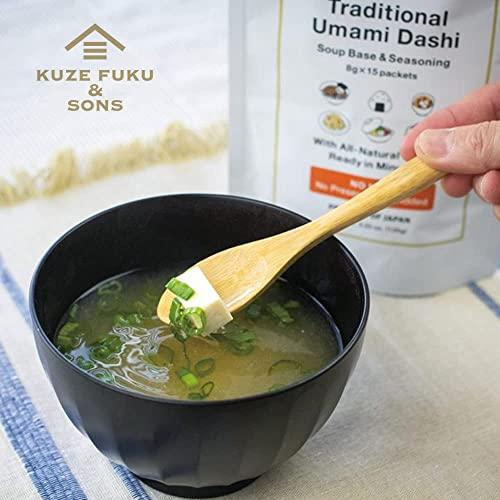 Kuze Fuku & Sons [Kuze Fuku] Traditional Umami Dashi Soup Base & Seasoning, Authentic Product of Japan, No MSG (15 packets)