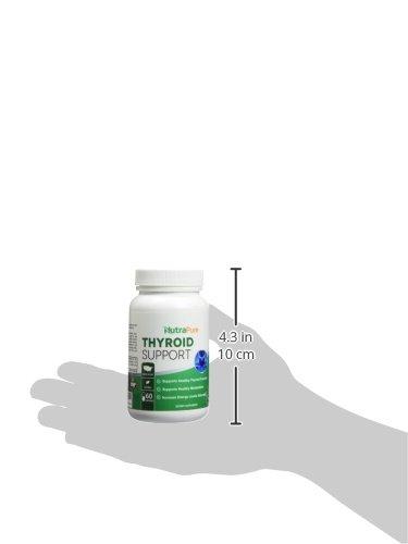 NusaPure NusaPure Thyroid Support Supplement (Non-GMO) 120 caps, Ashwaganda, Iodine, Zinc, kelp, Vitamin B12, L-Tyrosine, Selenium, Copper
