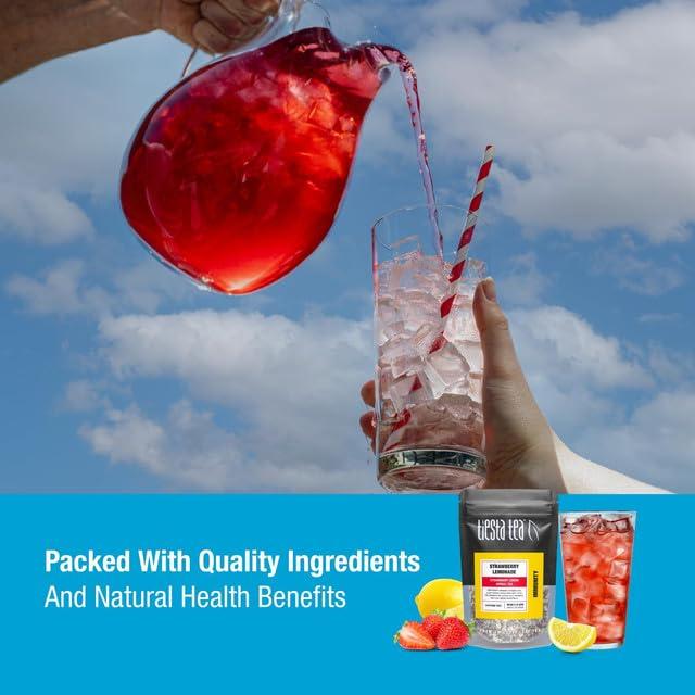 Tiesta Tea Tiesta Tea - Iced Tea Loose Leaf Sampler Dry Flight Set - High to No Caffeine Tea - Makes Cold Brew Iced Tea - Assorted Tea Sets with Herbal, Black, Fruit Teas & More - 8 Resealable Sample Pouches