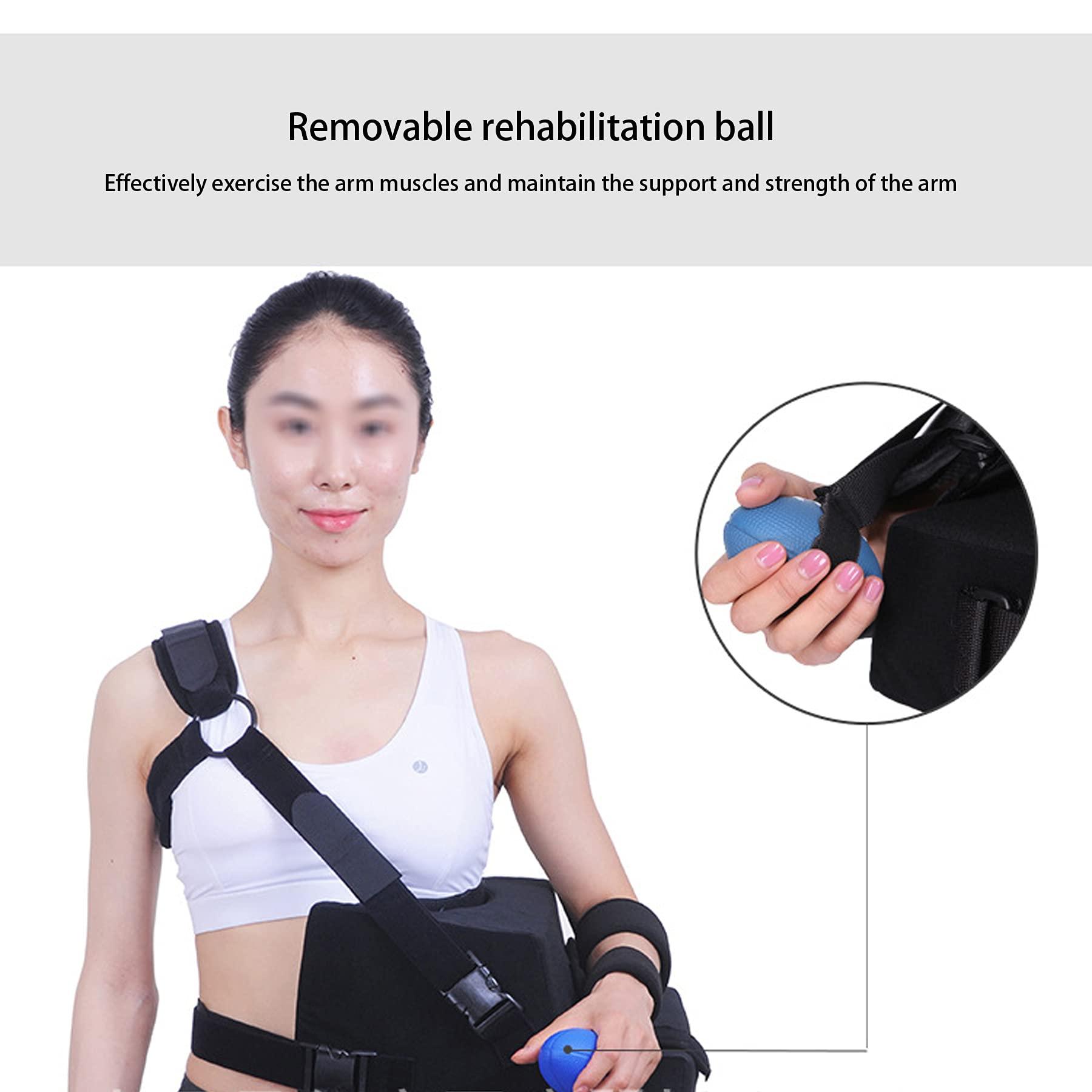 WILLQ WILLQ Shoulder Immobilizer for Shoulder Injury Torn Rotator Cuffsublexion Surgery Dislocated Broken Arm Immobilizer Post-op Shoulder Arm Brace Shoulder Immobilizer with Abduction Sling,Right