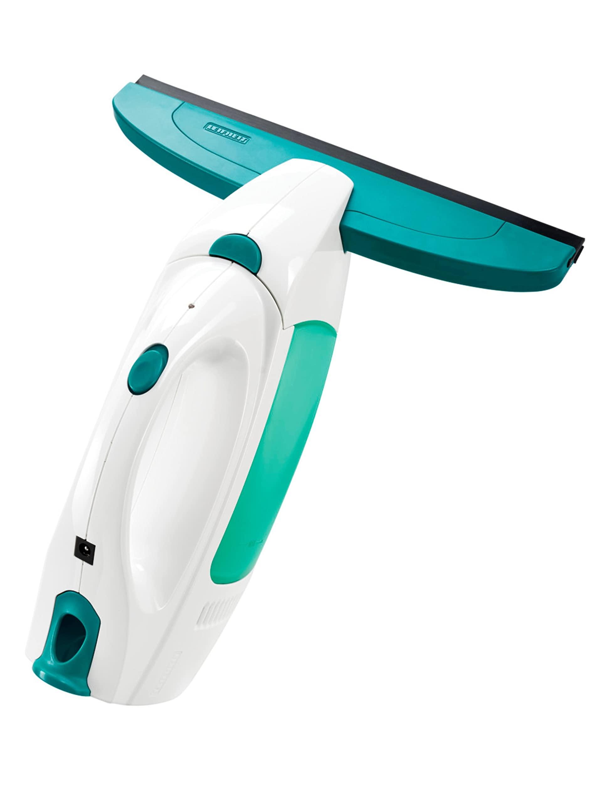 Leifheit Leifheit Dry & Clean Window Vacuum Cleaner Set with 43cm Handle and Washers, Window Cleaning Kitup to 35 Minutes of Power, Electric Window Cleaner