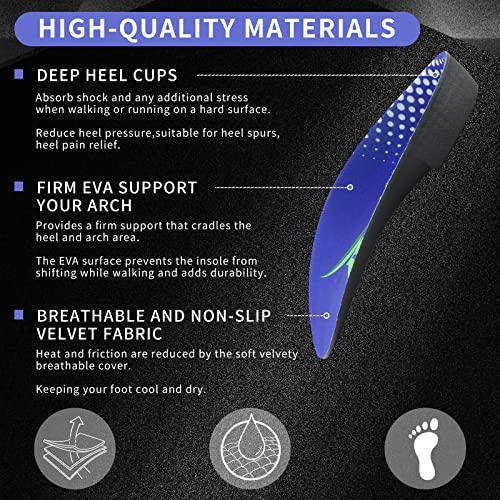 FitFeet FitFeet 3/4 Arch Support Insoles for Men and Women, Plantar Fasciitis Insoles, Orthotic Inserts for Flat Feet Over-Pronation, Rigid High Arch Support Shoe Insoles for Heel Spurs Foot Pain Relief, M