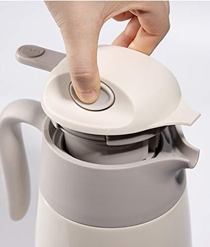 YJ YJ Insulation Pot, Stainless Steel Coffee Carafe by 68oz/2 Liter, Ideal for Tea/Coffee Thermos, Milk Jugs, Creamers, Juices, Wines, Hot Water Pitchers